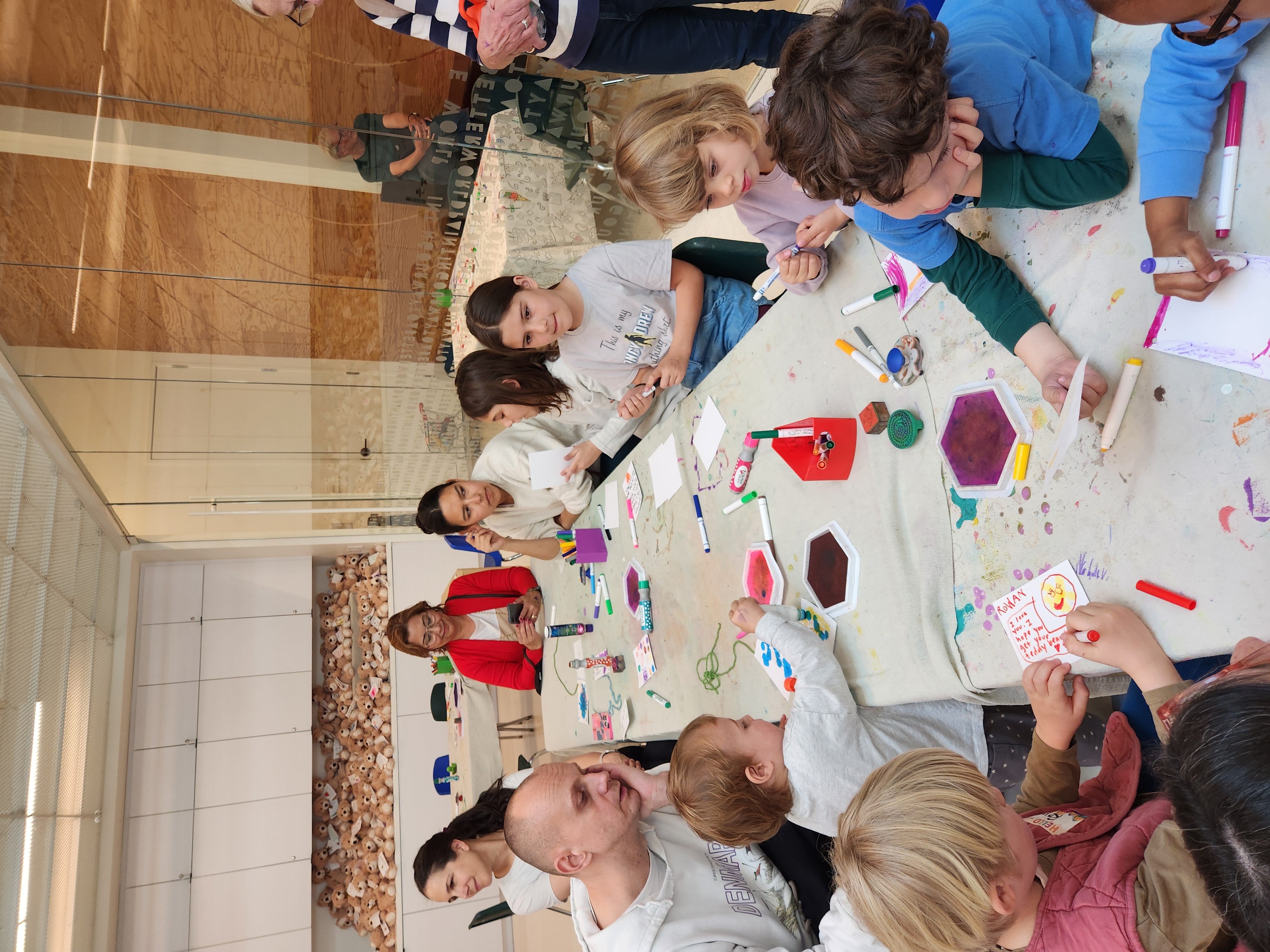 Group Making Cards at CCM Group Making Cards at CCM
